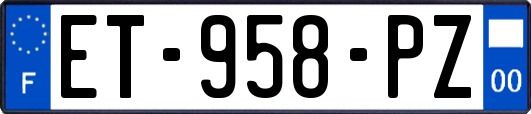 ET-958-PZ