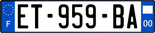 ET-959-BA