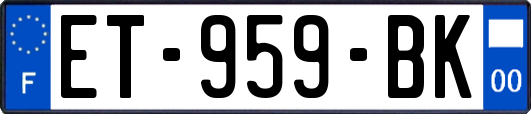 ET-959-BK