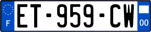 ET-959-CW