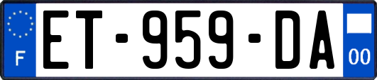 ET-959-DA