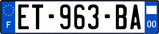 ET-963-BA