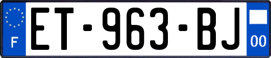 ET-963-BJ