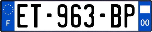 ET-963-BP