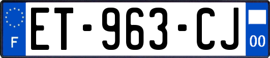 ET-963-CJ
