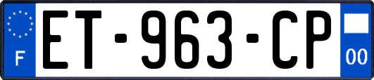 ET-963-CP