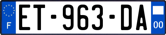 ET-963-DA