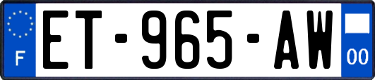 ET-965-AW