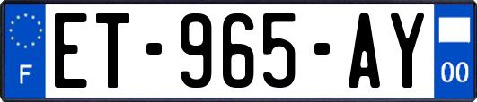 ET-965-AY