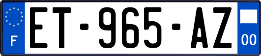 ET-965-AZ