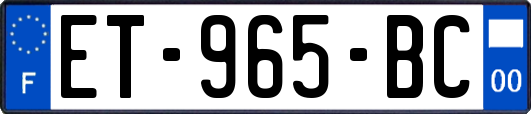 ET-965-BC