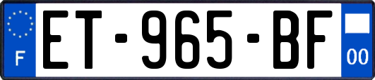 ET-965-BF