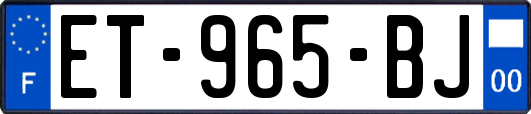 ET-965-BJ