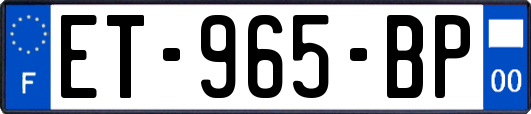 ET-965-BP