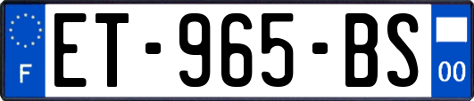 ET-965-BS