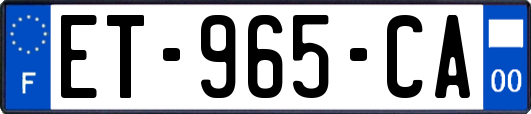 ET-965-CA