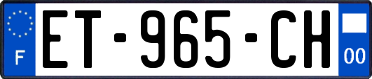 ET-965-CH