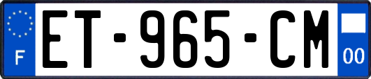 ET-965-CM