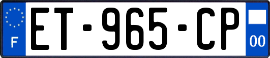 ET-965-CP
