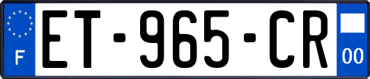 ET-965-CR