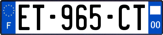 ET-965-CT