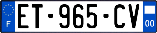 ET-965-CV