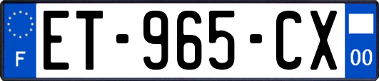ET-965-CX
