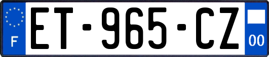 ET-965-CZ