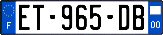 ET-965-DB