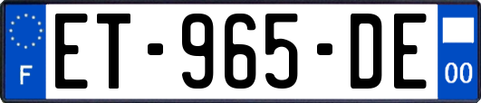 ET-965-DE