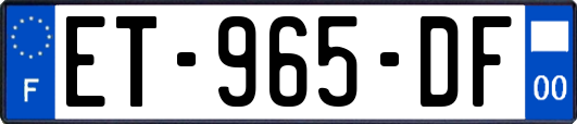 ET-965-DF