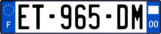 ET-965-DM