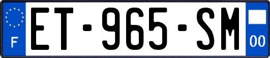 ET-965-SM