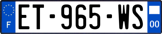 ET-965-WS