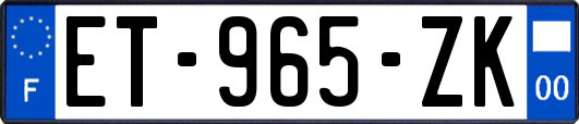 ET-965-ZK