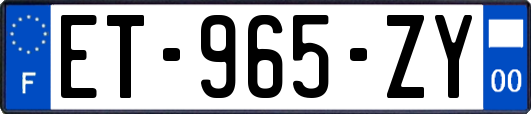 ET-965-ZY