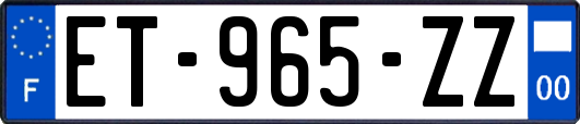 ET-965-ZZ