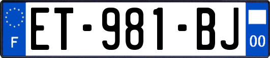 ET-981-BJ