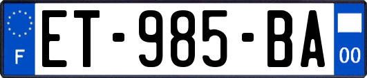 ET-985-BA