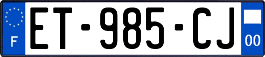 ET-985-CJ