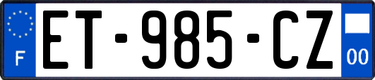ET-985-CZ