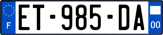 ET-985-DA