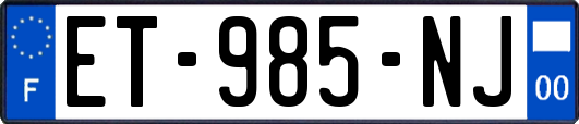 ET-985-NJ