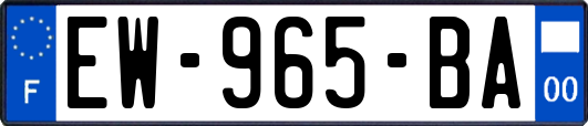 EW-965-BA