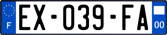 EX-039-FA