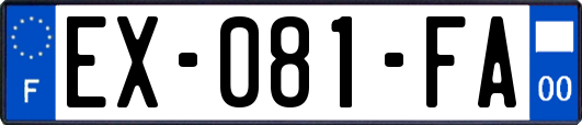 EX-081-FA