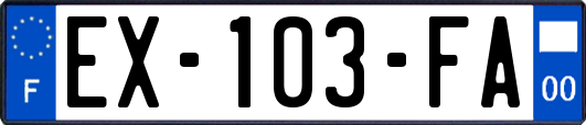 EX-103-FA