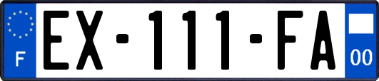 EX-111-FA