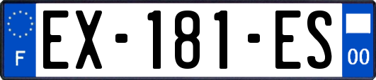 EX-181-ES