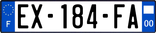 EX-184-FA